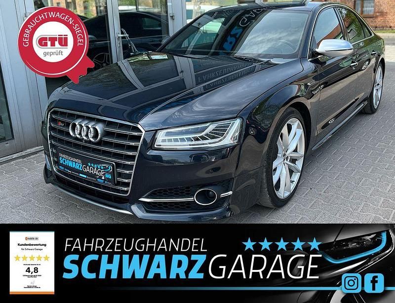 Mondscheinblau metallic Gebraucht 2017 Audi S8 plus Sport Limousine | 42.222 € (Etwas zu teuer) - Bild 1/3