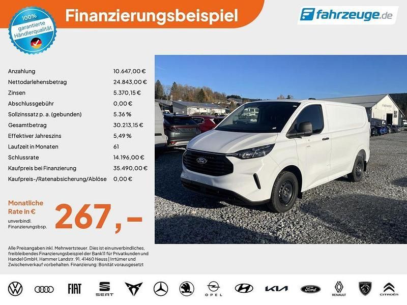 Neu Ford Transit Custom Trend 136 PS (100 kW) 2025 Weiß Limousine