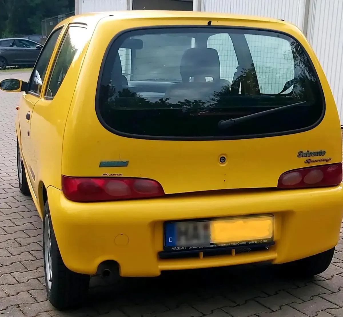 Gebraucht Fiat Seicento 55 PS (40 kW) 2000 Gelb Kleinwagen