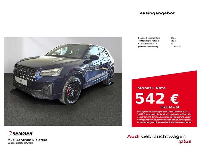 Blau (navarrablau metallic) Gebraucht 2024 Audi Q2 S-Line SUV | 39.690 € - Bild 1/4