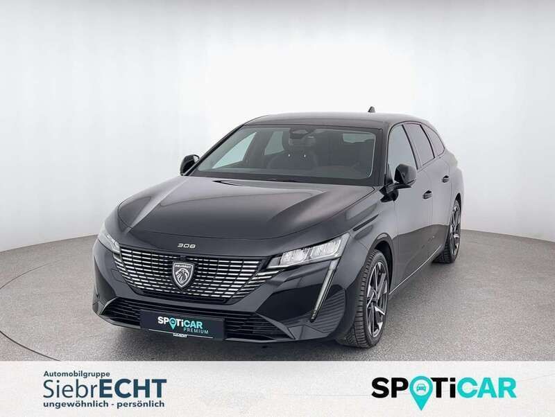 Schwarz (metallic) Gebraucht 2023 Peugeot 308 Allure Kombi | 24.470 € (Fairer Preis) - Bild 1/4