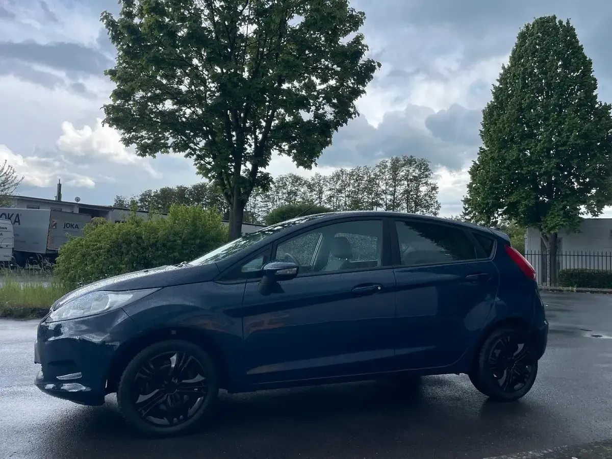 Gebraucht Ford Fiesta 60 PS (44 kW) 2009 Blau Kleinwagen