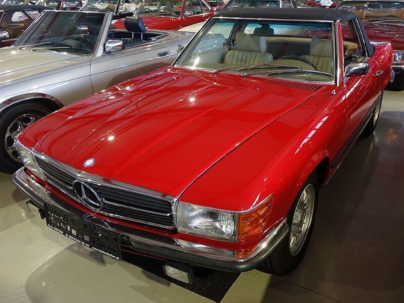 Gebraucht Mercedes SL450 218 PS (160 kW) 1974 Rot Cabrio