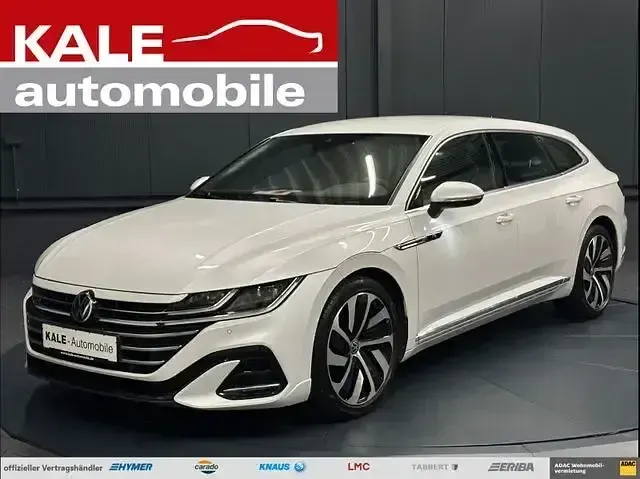 Gebraucht VW Arteon R-line 200 PS (147 kW) 2021 Oryxweiß perlmutteffekt Kombi