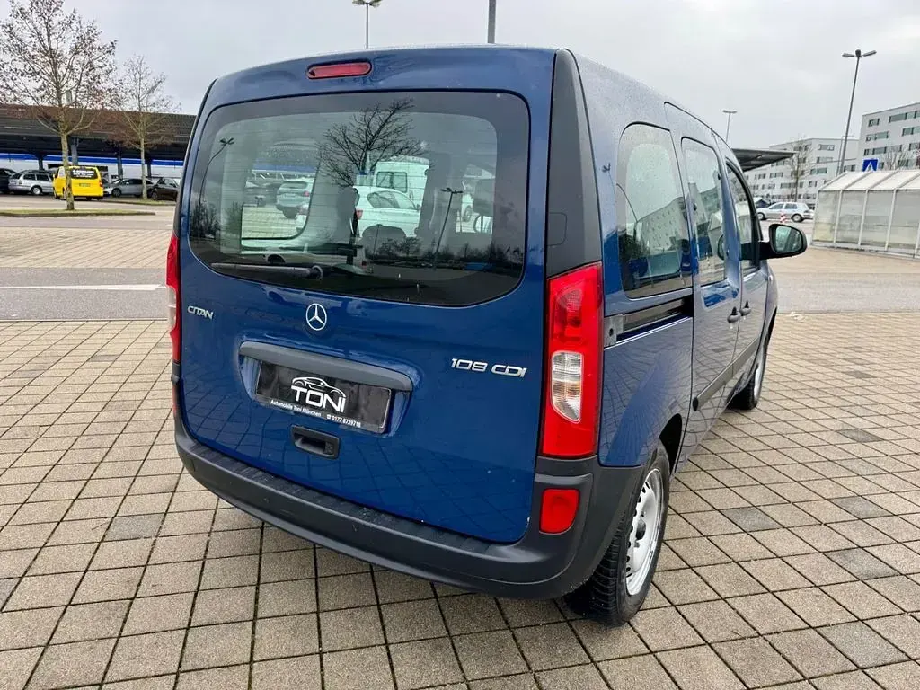 Gebraucht Mercedes Citan 108 75 PS (55 kW) 2014 Blau Van / Kleinbus