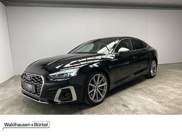 Mytosschwarz (metallic) Gebraucht 2022 Audi S5 Sportback Ambiente Kleinwagen | 50.950 € (Fairer Preis) - Bild 1/4