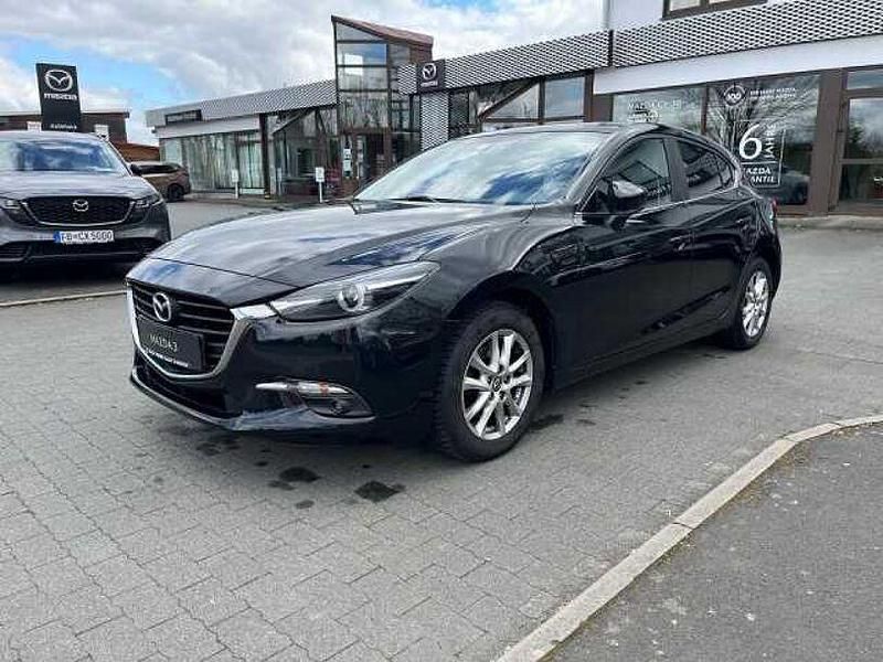 Gebraucht Mazda 3 Exclusive-Line 120 PS (88 kW) 2017 Onyxschwarz metallic (metallic) Limousine