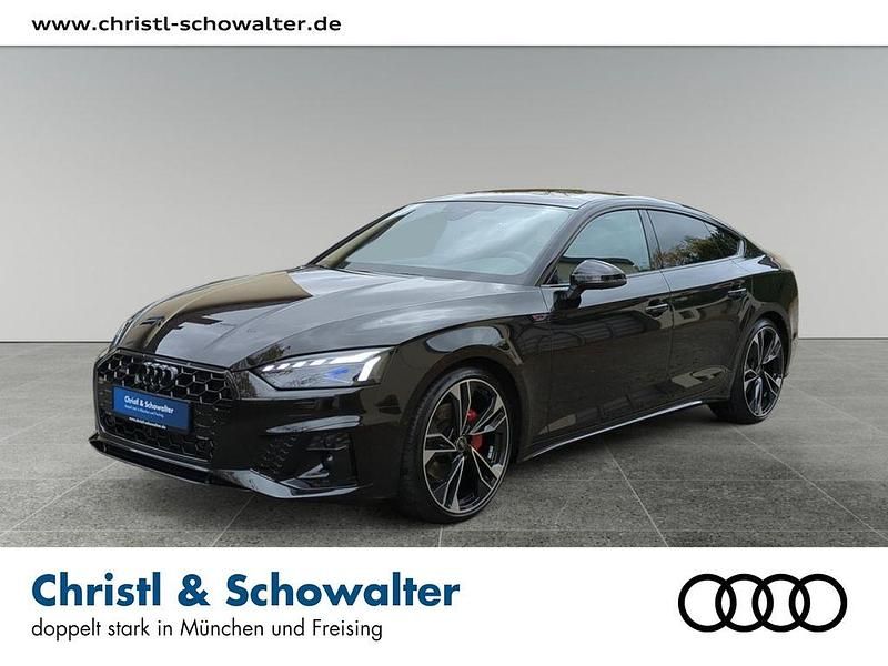 Mythosschwarz metallic Gebraucht 2025 Audi A5 Sportback S-Line Kleinwagen | 56.912 € - Bild 1/4