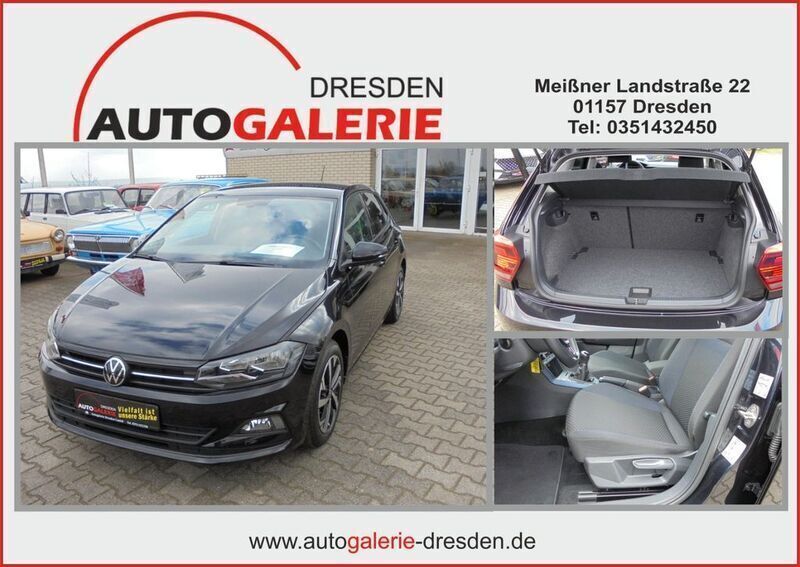 Schwarz Gebraucht 2020 VW Polo United Limousine | 13.680 € (Fairer Preis) - Bild 1/4