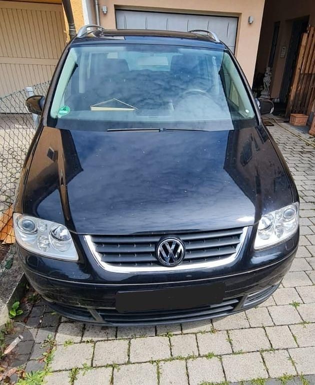 Gebraucht VW Touran Conceptline 90 PS (66 kW) 2004 Schwarz Van / Kleinbus
