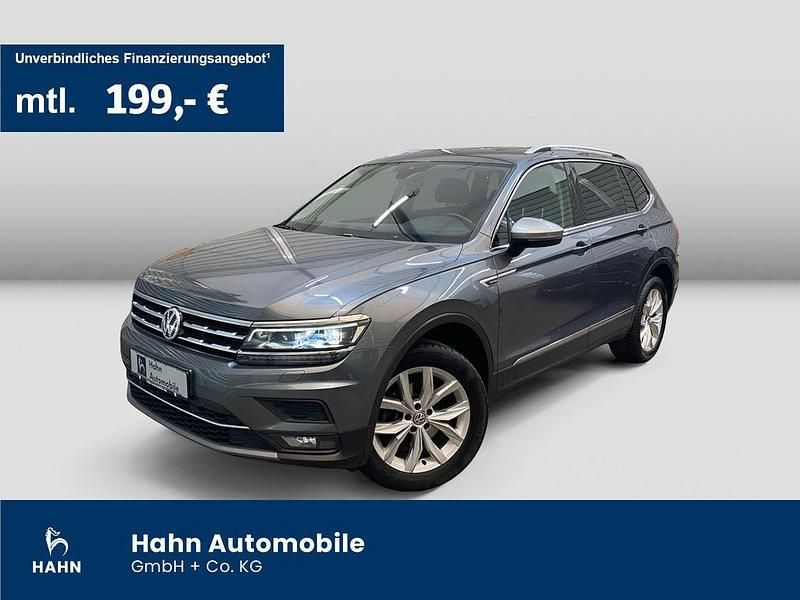 Platinum grey metallic Gebraucht 2019 VW Tiguan Allspace Highline SUV | 25.790 € (Superpreis) - Bild 1/3