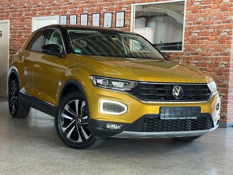 Gelb Gebraucht 2021 VW T-Roc United SUV | 19.990 € (Guter Preis) - Bild 1/4