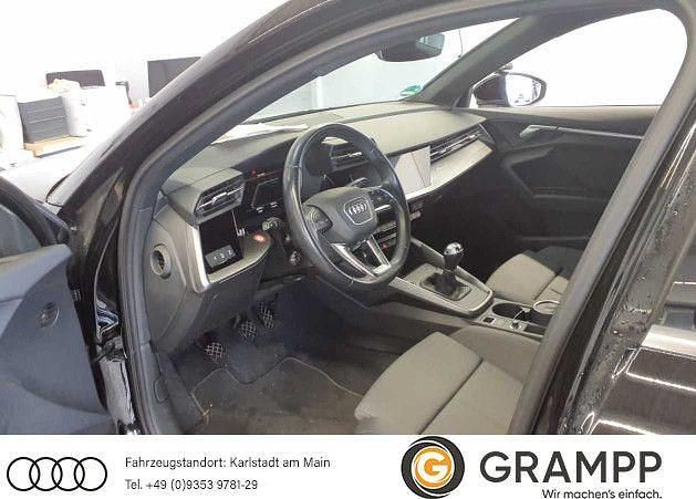 Schwarz Gebraucht 2023 Audi A3 Sportback Advanced Plus Limousine | 32.890 € - Bild 1/4