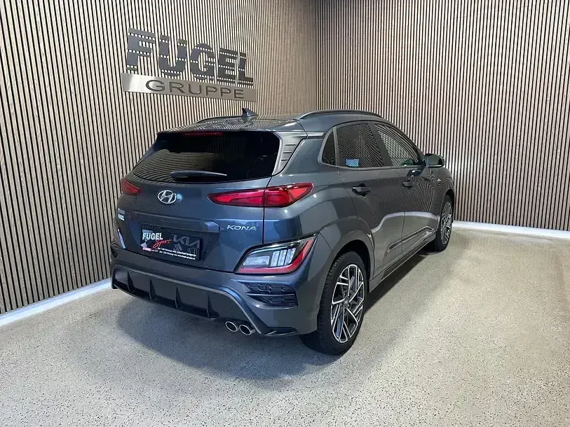 Gebraucht Hyundai Kona N Line 199 PS (146 kW) 2022 Dark knight / mic SUV