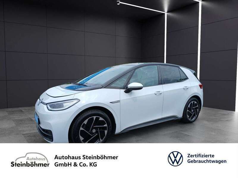 Gletscherweiss (weiß) Gebraucht 2020 VW ID.3 Pro Performance Kleinwagen | 19.885 € (Fairer Preis) - Bild 1/4