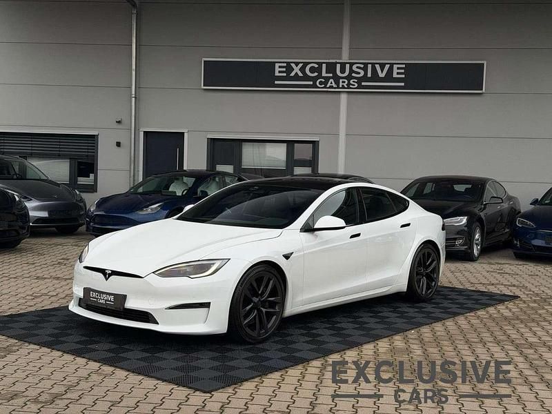 Gebraucht Tesla Model S Plaid 759 kW (1033 PS) 2022 Weiß Kleinwagen