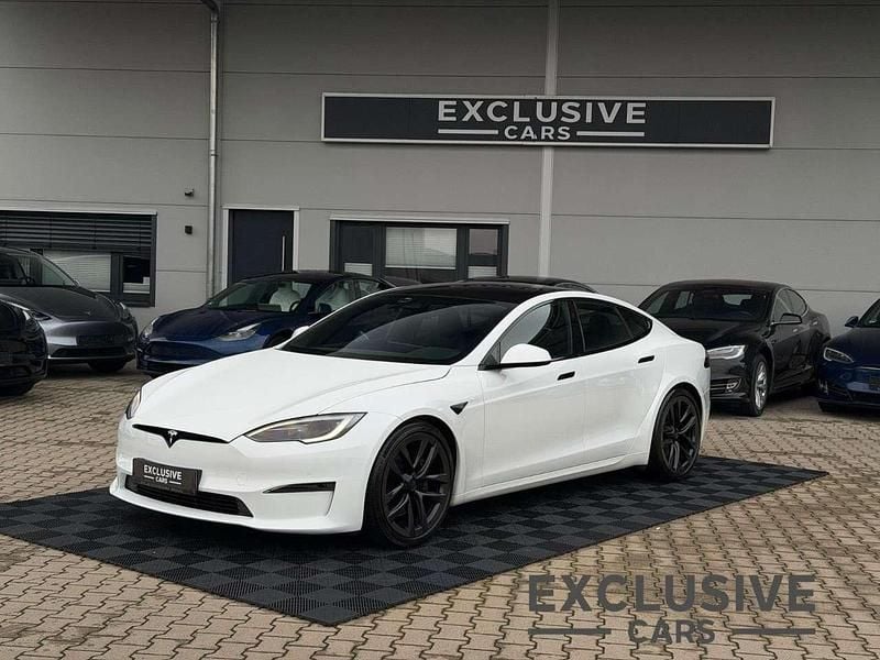 Weiß Gebraucht 2022 Tesla Model S Plaid Kleinwagen | 74.750 € (Guter Preis) - Bild 1/3