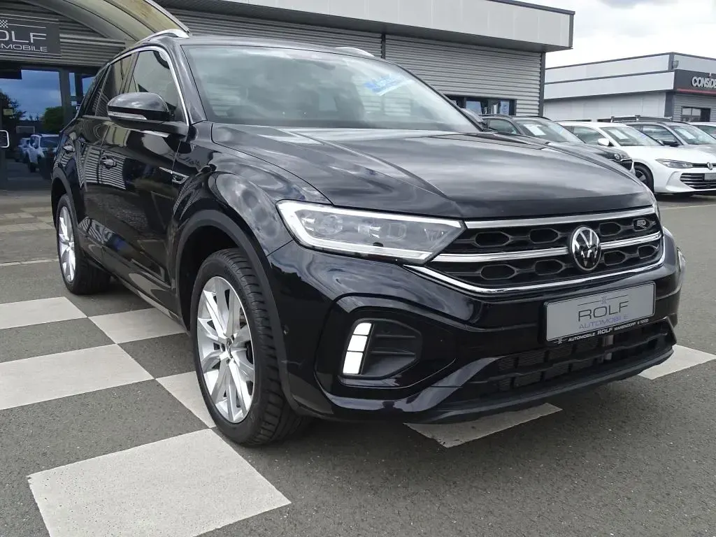 Gebraucht VW T-Roc R-line 150 PS (110 kW) 2025 Schwarz deep black perleffekt (metallic) SUV