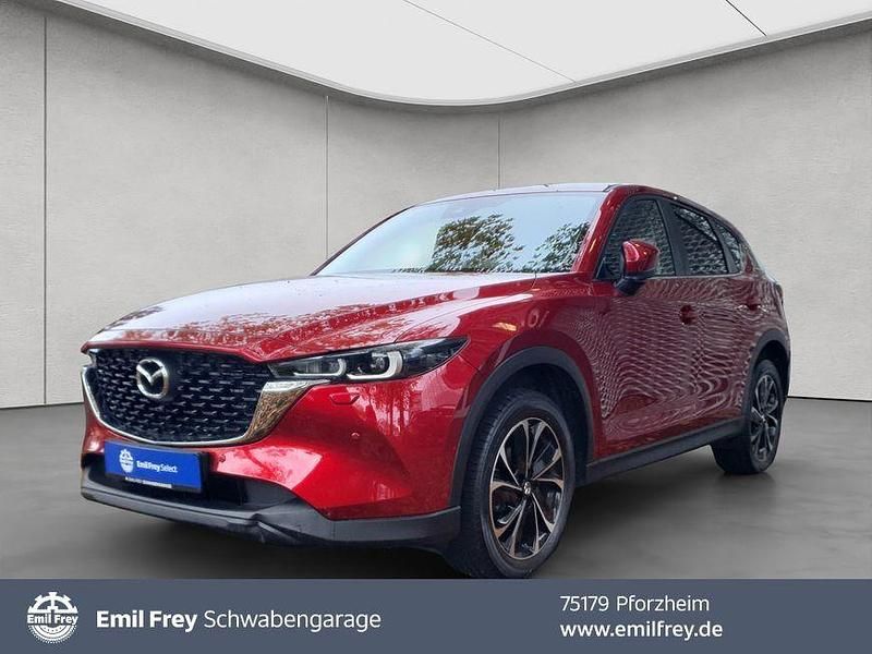 Soul red crystal m Gebraucht 2023 Mazda CX-5 Ad'Vantage SUV | 26.850 € (Fairer Preis) - Bild 1/4