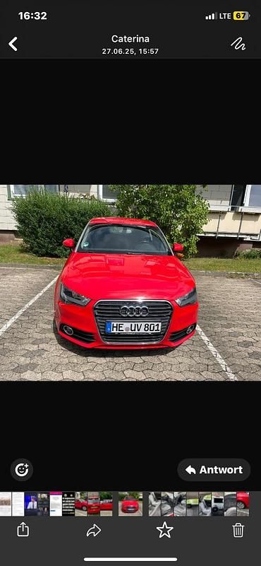 Rot Gebraucht 2013 Audi A1 Ambition Kleinwagen | 6.500 € (Guter Preis) - Bild 1/4