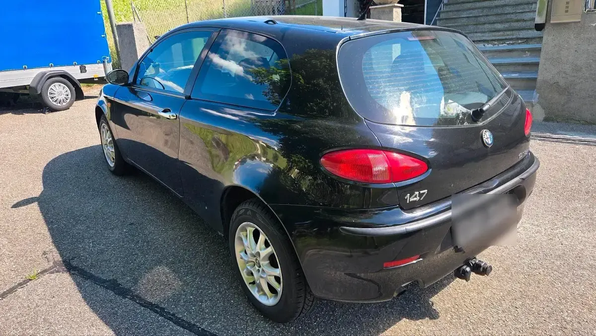 Gebraucht Alfa Romeo 147 2001 Schwarz Kleinwagen