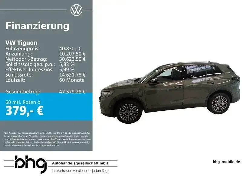 Gebraucht VW Tiguan 204 PS (150 kW) 2025 SUV
