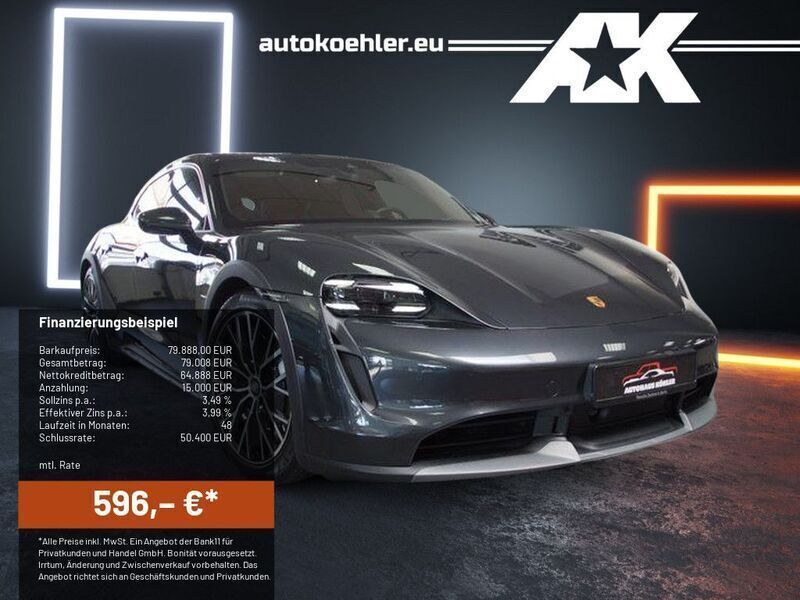 Grau Gebraucht 2021 Porsche Taycan Cross Turismo Limousine | 79.888 € - Bild 1/4