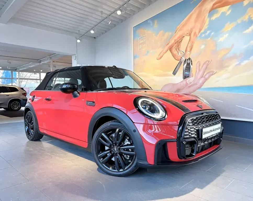 Brugt Mini John Cooper Works Cabriolet 178 HK (130 kW) 2023 Rød Cabriolet