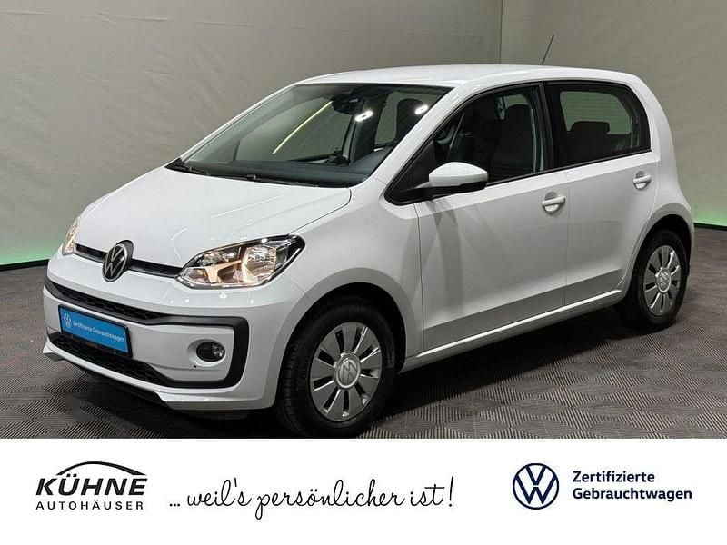 Weiß Gebraucht 2022 VW up! move up! Kleinwagen | 12.580 € (Fairer Preis) - Bild 1/3