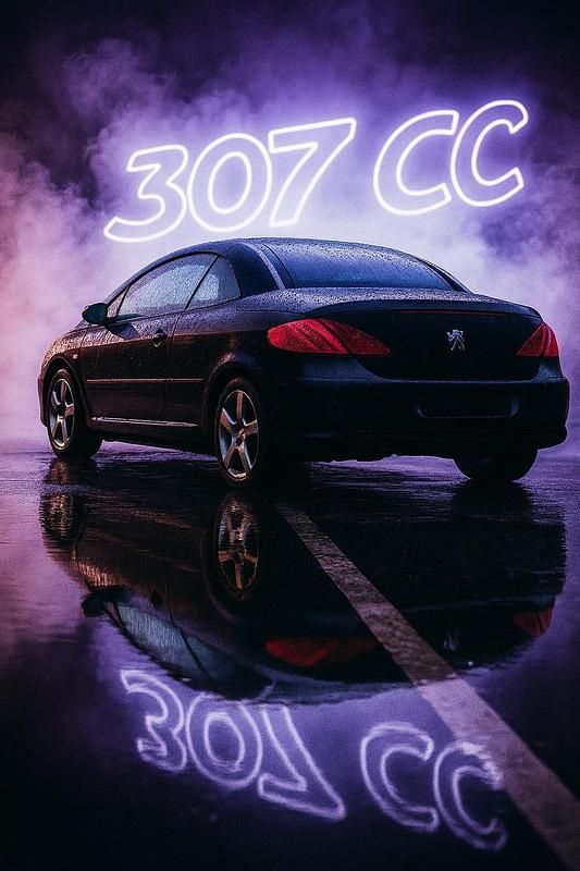 Schwarz Gebraucht 2004 Peugeot 307 CC Cabrio | 2.300 € (Fairer Preis) - Bild 1/4