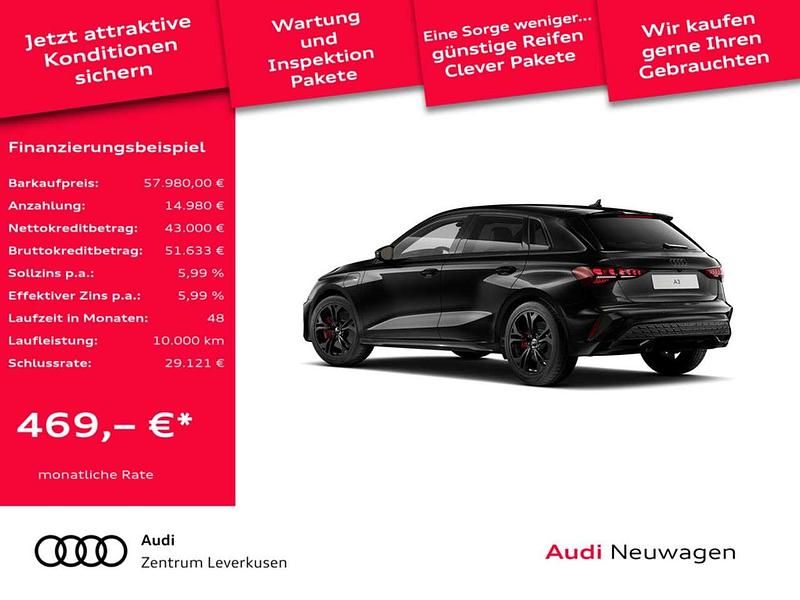 Neu Audi A3 S-Line 272 PS (200 kW) 2026 Mythosschwarz Limousine