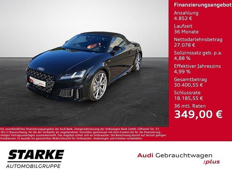 Schwarz Gebraucht 2021 Audi TT Roadster S-Line Cabrio | 31.930 € (Fairer Preis) - Bild 1/4