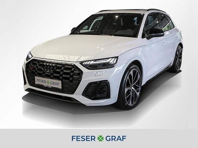 Gletscherweiß Gebraucht 2023 Audi SQ5 Ambiente SUV | 50.840 € (Fairer Preis) - Bild 1/4