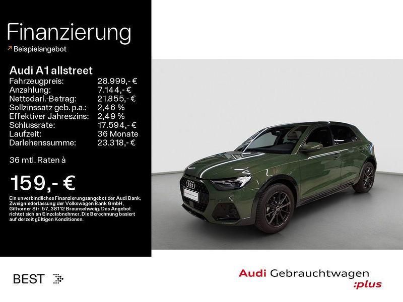 Distriktgrün metallic Gebraucht 2024 Audi A1 S-Line Kleinwagen | 28.999 € (Fairer Preis) - Bild 1/4