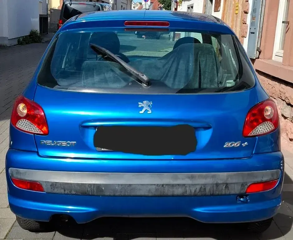 Gebraucht Peugeot 206 60 PS (44 kW) 2009 Blau Limousine