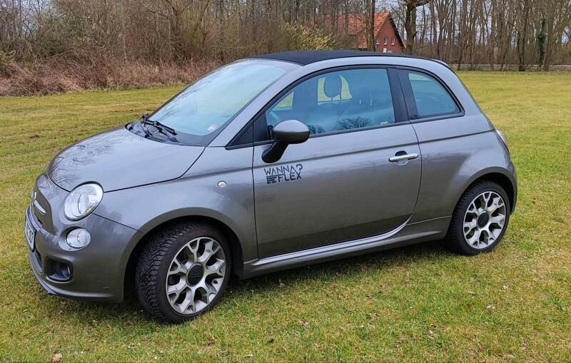 Silber Gebraucht 2015 Fiat 500C Cabrio | 8.990 € (Fairer Preis) - Bild 1/4