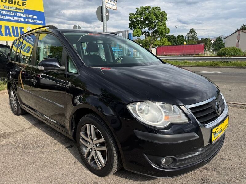 Gebraucht VW Touran Conceptline 140 PS (102 kW) 2007 Schwarz Van / Kleinbus