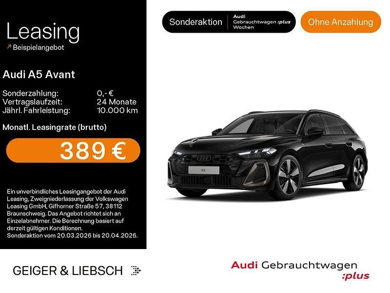 Gebraucht Audi A5 Edition .1 204 PS (150 kW) 2025 Mythosschwarz metallic Kombi