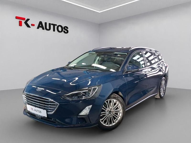 Blau Gebraucht 2020 Ford Focus Titanium X Limousine | 18.490 € (Fairer Preis) - Bild 1/4