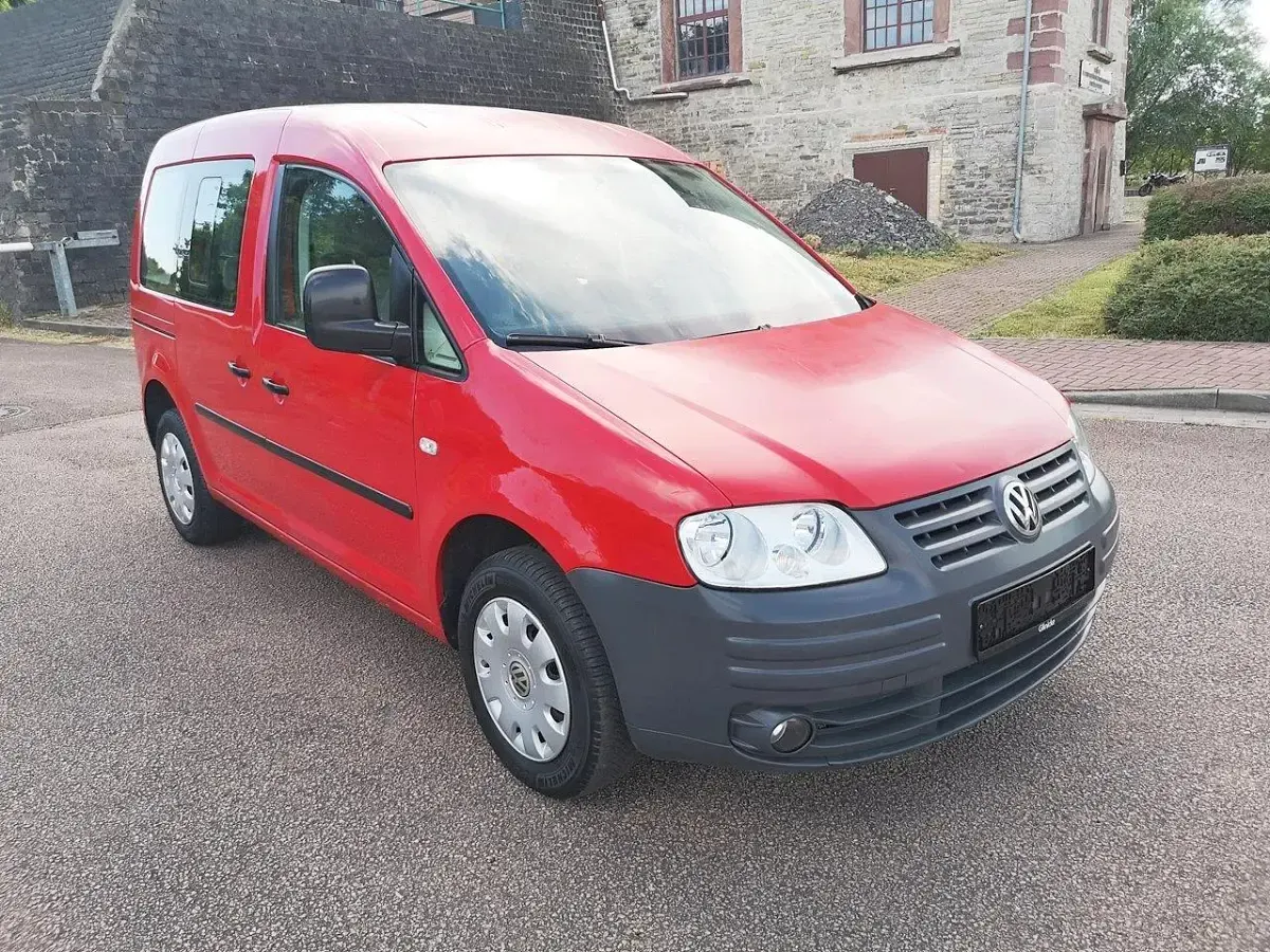 Gebraucht VW Caddy Life 80 PS (58 kW) 2007 Rot Van / Kleinbus