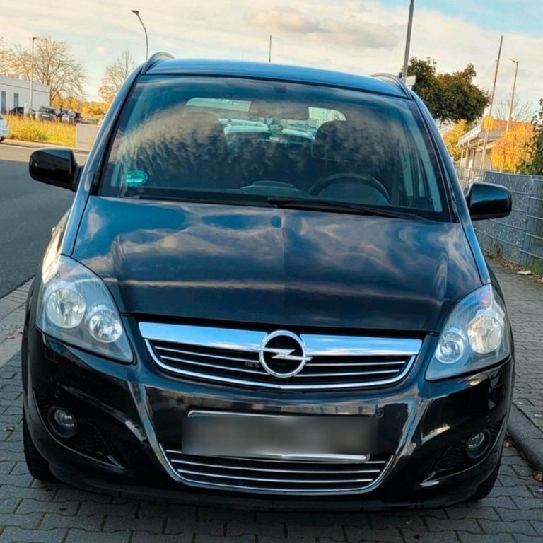 Schwarz Gebraucht 2012 Opel Zafira Family Van / Kleinbus | 2.999 € (Superpreis) - Bild 1/4
