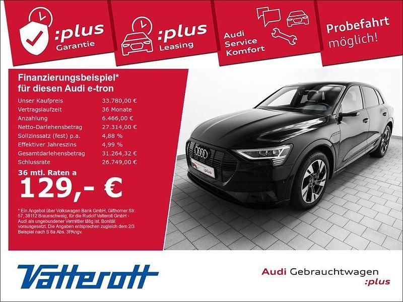 Schwarz Gebraucht 2021 Audi e-tron Advanced SUV | 33.780 € (Guter Preis) - Bild 1/4