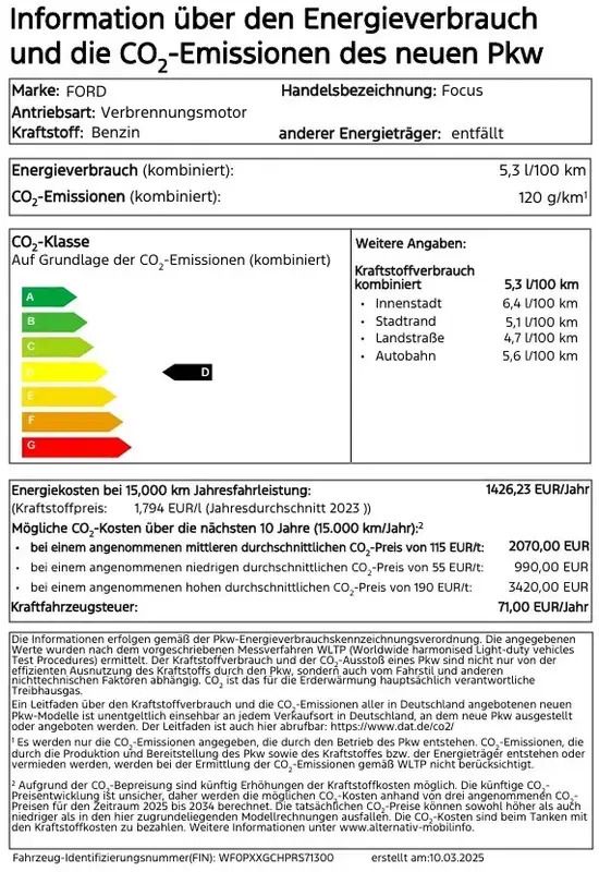 Magnetic metallic Neu 2025 Ford Focus Titanium | 28.850 € (Guter Preis) - Bild 1/1