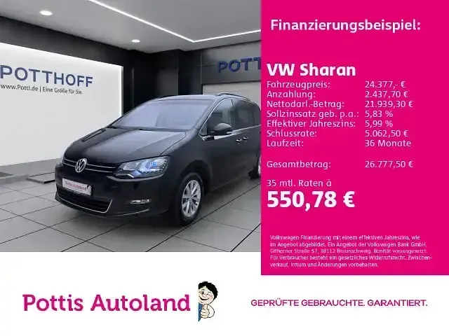 Gebraucht VW Sharan Comfortline 150 PS (110 kW) 2018 Van / Kleinbus