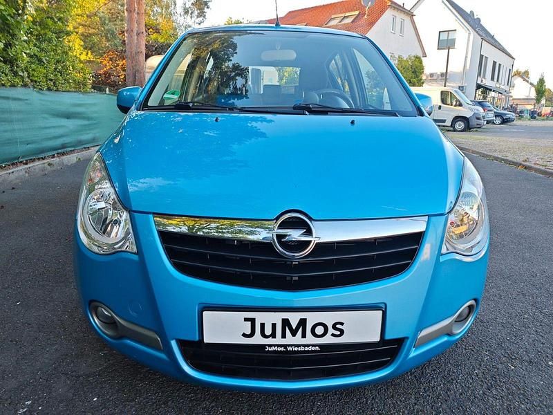 Gebraucht Opel Agila Edition 86 PS (63 kW) 2009 Blau Kleinwagen