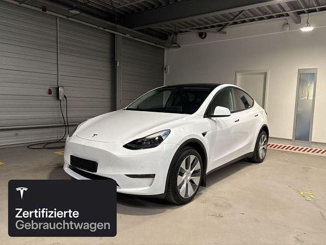 Weiß Gebraucht 2022 Tesla Model Y Long Range AWD SUV | 33.100 € (Fairer Preis) - Bild 1/4