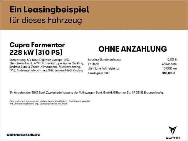Gebraucht Cupra Formentor VZ 310 PS (228 kW) 2024 Weiss SUV