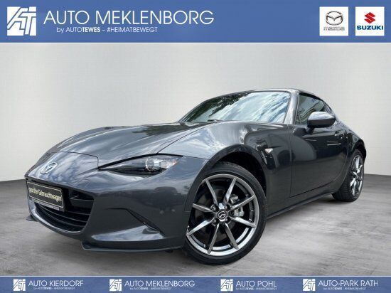 Matrixgrau metallic Gebraucht 2021 Mazda MX5 Ad'Vantage Cabrio | 28.990 € - Bild 1/4