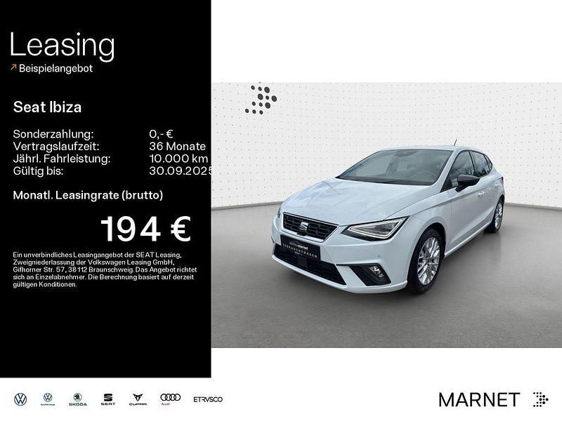 Nevada weiß metallic Gebraucht 2024 Seat Ibiza FR-Line Limousine | 21.930 € (Fairer Preis) - Bild 1/4