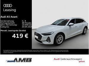 Gebraucht Audi A5 Advanced 204 PS (150 kW) 2025 Weiß (gletscherweiß metallic) Kombi